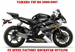 Rockstar Outline for Yamaha YZF R6 2006-2007